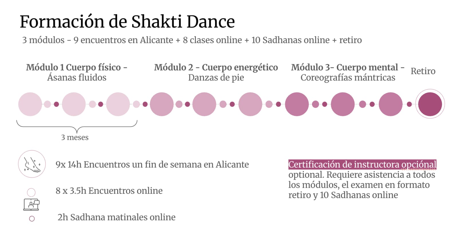 Estructura de la Formación de Shakti Dance